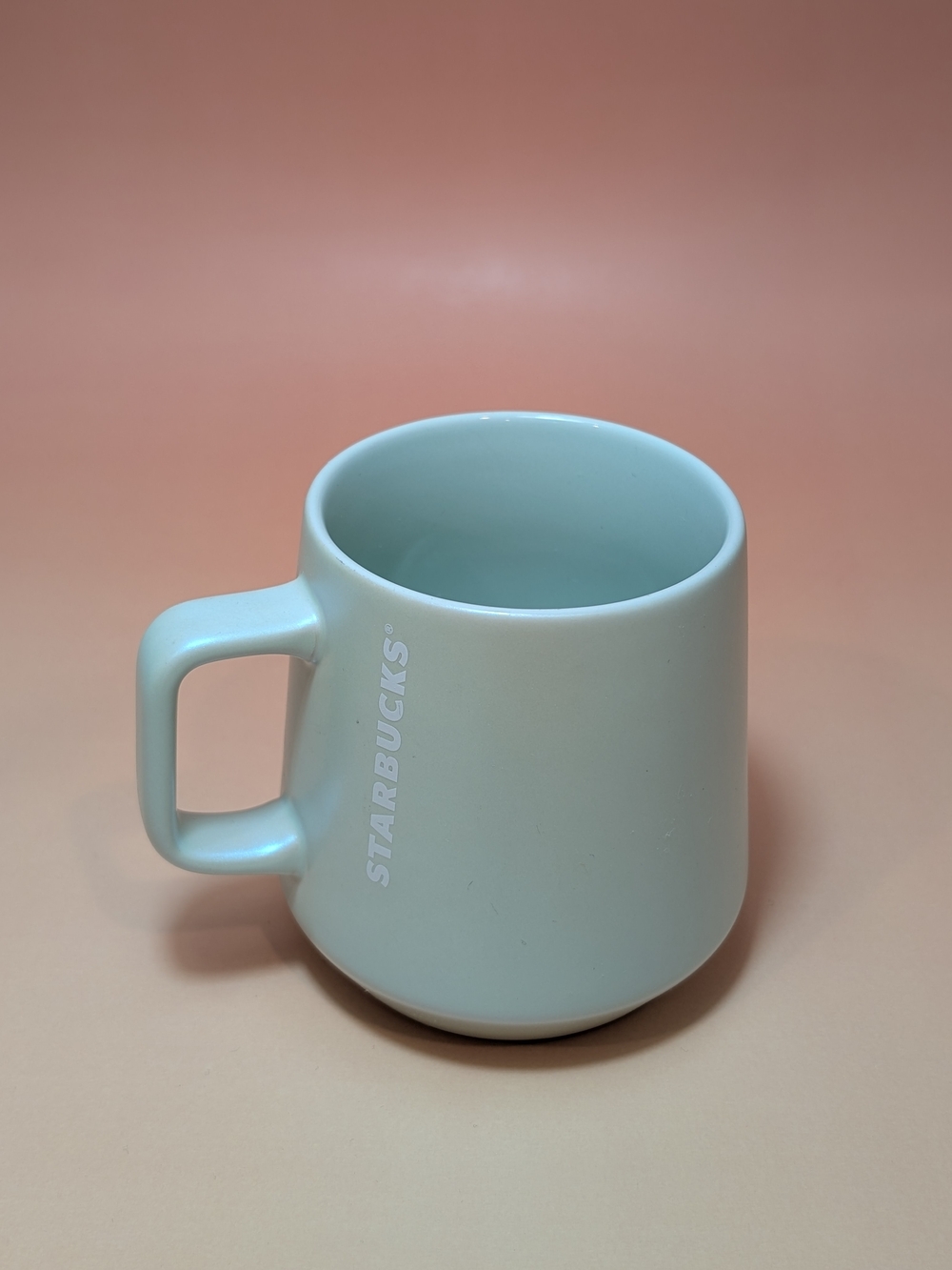 2021 Starbucks Winter Shimmer Matte Mint Ceramic Coffee/Tea Mug